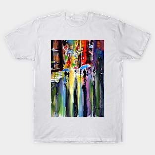 Raining at night T-Shirt